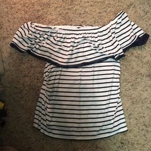 WHBM off shoulder top